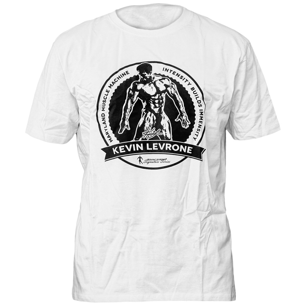 levrone_tshirt_intensity_white-edcee75-1000x1000 T-Shirt ~ Maryland Muscle Machine | White - Image 1