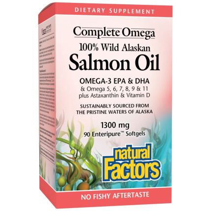 100% Wild Alaskan Salmon Oil Complete Omega