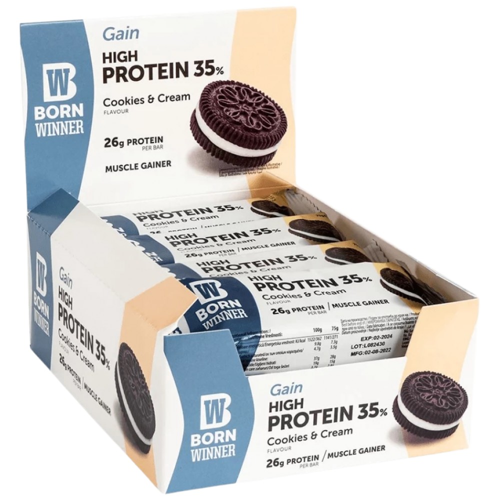 12-x-born-winner-gain-proteinov-bar-biskviti-sas-smetana_1440-1024x1024-092bd45-1000x1000 Gain 35% High Protein Bar - Image 1
