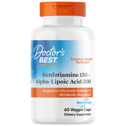 BEST Benfotiamine 150 mg + Alpha Lipoic Acid 300 mg