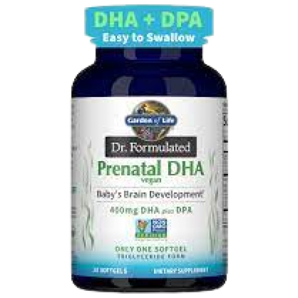 51Viu9fP66L._AC_UF10001000_QL80_-478cc2d-1000x1000 Dr. Formulated Vegan Prenatal DHA - Image 1