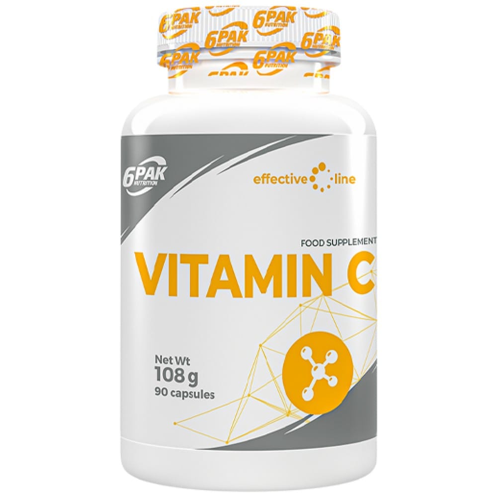 6pak_Effective_Line_Vitamin_C_90cap_600px-e7a8635-1000x1000 Vitamin C 1000 mg - Image 1