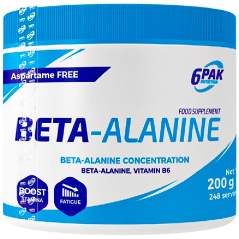 6pak_betalanine_200g_600px-b8055f7-1000x1000 Beta-Alanine Powder - Image 1