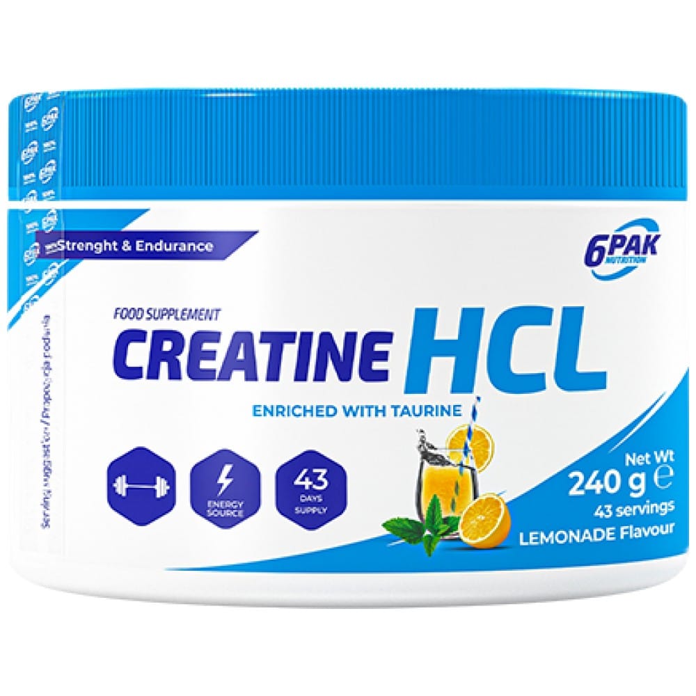 6pak_creatine_hcl_lemoniade_240g_600px2-fa9f2bc-1000x1000 Creatine HCL Powder - Image 1