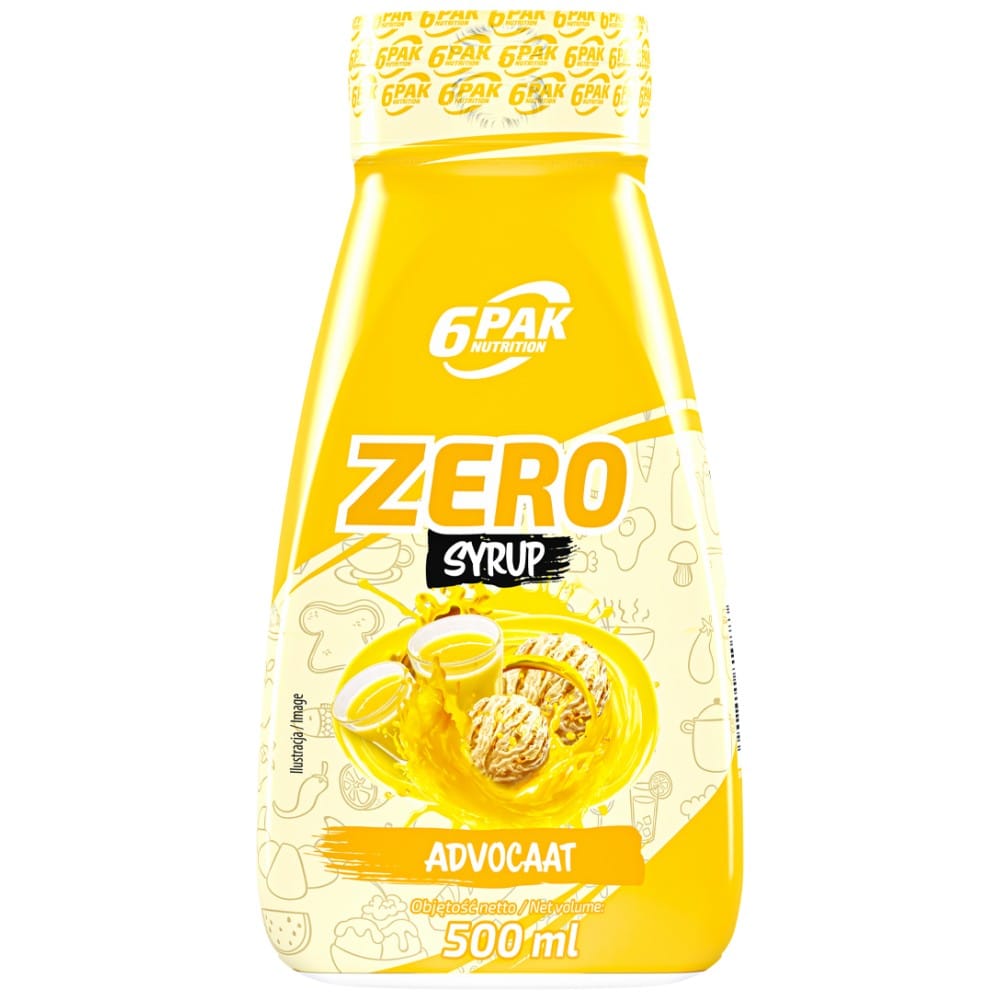 6pak_syrup_zero_advocat_500ml_1200_kamera1_front-825e54d-1000x1000 Syrup Zero - Advocaat - Image 1