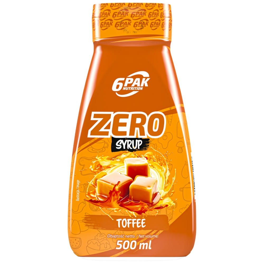 6pak_syrup_zero_toffee_500ml_1200_kamera1_front-6cb3db1-1000x1000 Syrup Zero - Toffee - Image 1