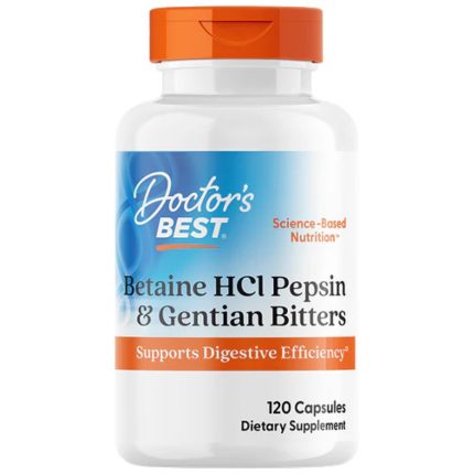 BEST Betaine HCL 650 mg / with Pepsin & Gentian Bitters