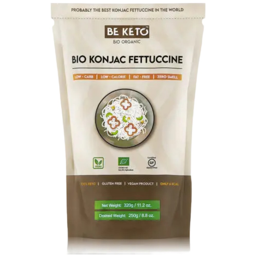BeKeto-Konjac-Fettuccine-320g-500x500-fa2a79a-1000x1000 BIO Konjac Fettuccine - Image 1