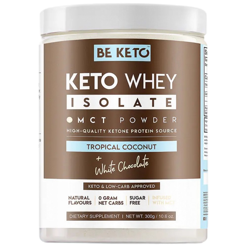 Keto-Whey-Isolate-MCT-Coconut-White-Chocolate-300G-2f07063-1000x1000 Keto Whey Isolate + MCT - Image 1