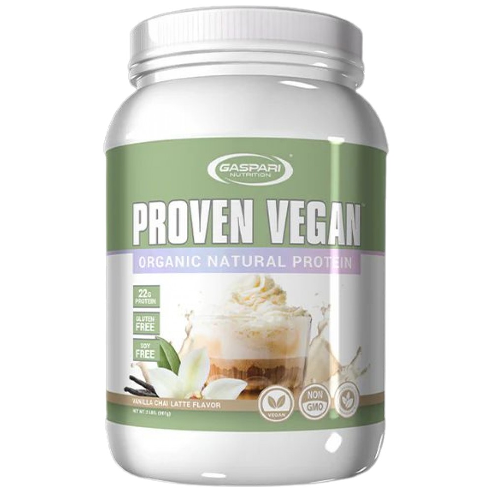 ProvenVegan-VanillaChaiLatte_Front-640x640_600x-ac1366b-1000x1000 Proven Vegan Protein | Organic Natural Protein - Image 1