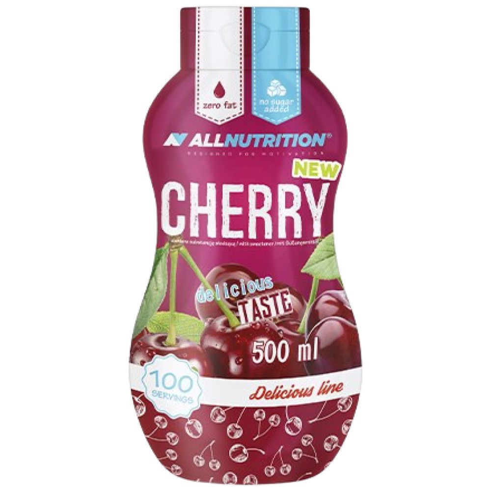 allnutrition_classic_sauce_500ml_cherry-f55280b-1000x1000 Syrup Zero Calorie | Cherry - Image 1