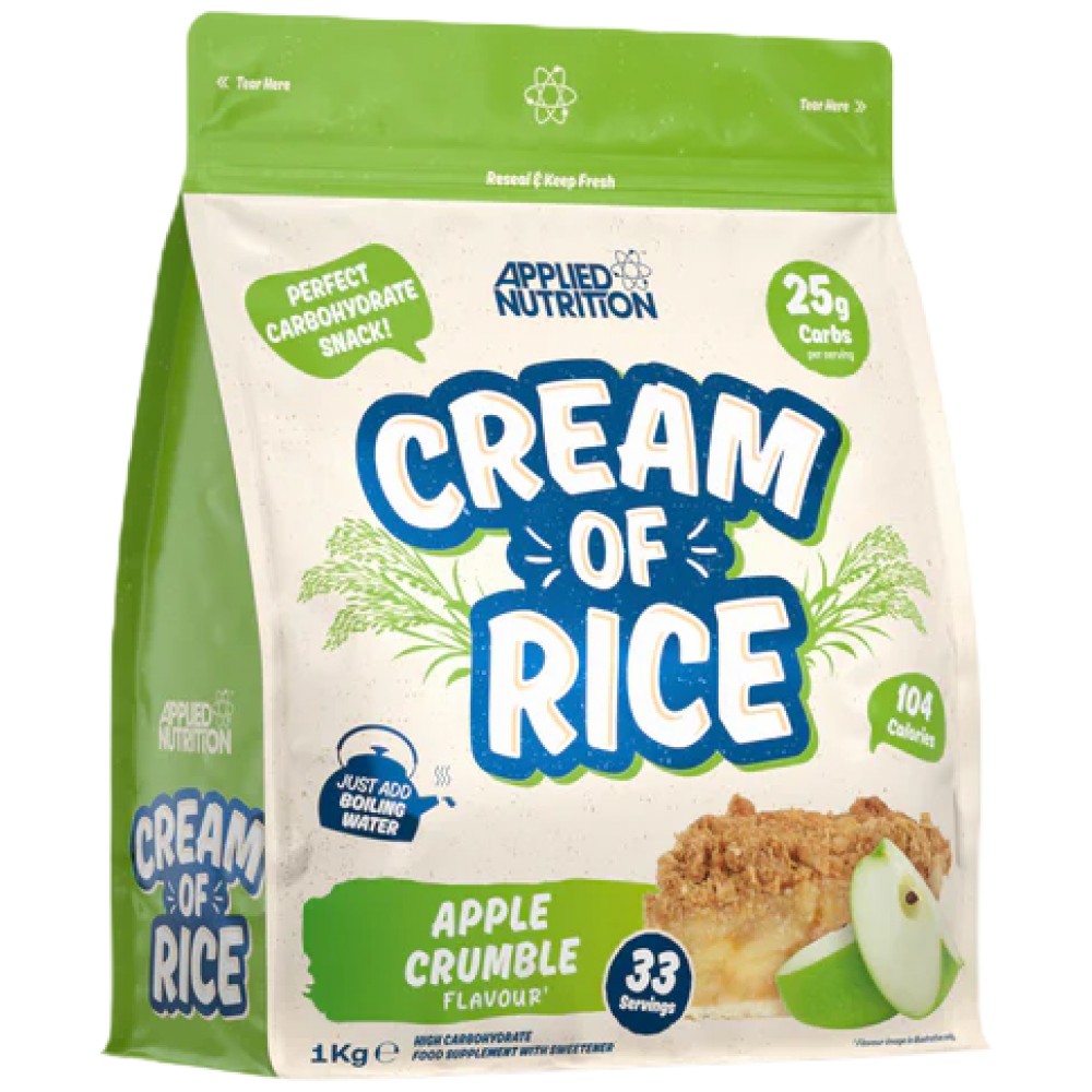 creamofrice1kg-applecrumble_600x600-2622e0a-original-038d222-1000x1000 Cream of Rice | Easy Digesting & Great Tasting Complex Carbohydrates - Image 1