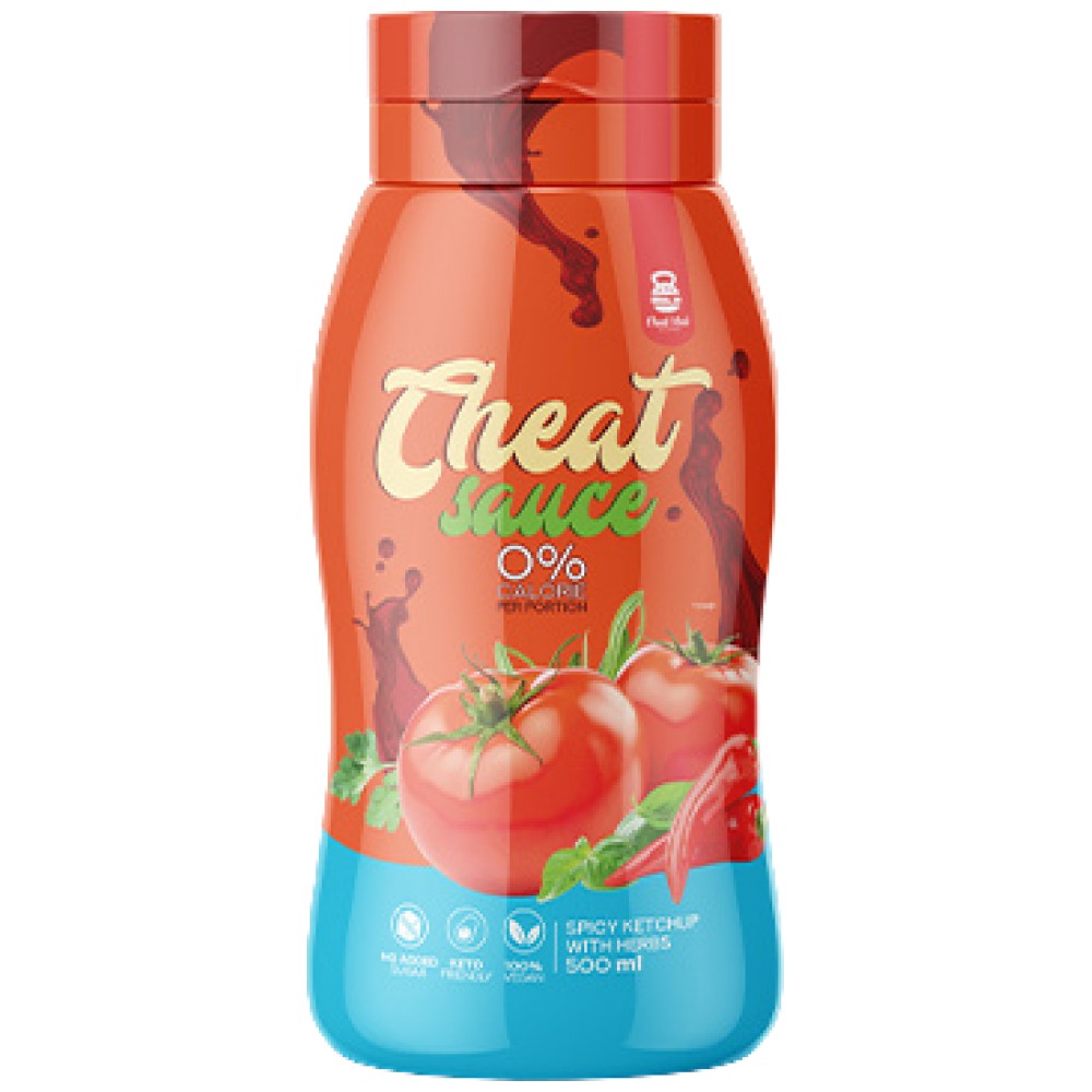 pol_pl_Cheat-Meal-Nutrition-Sauce-Sos-zero-kalorii-0-500ml-37068_1-7ff4204-1000x1000 Spicy Ketchup / 0 Calorie Sauce - Image 1